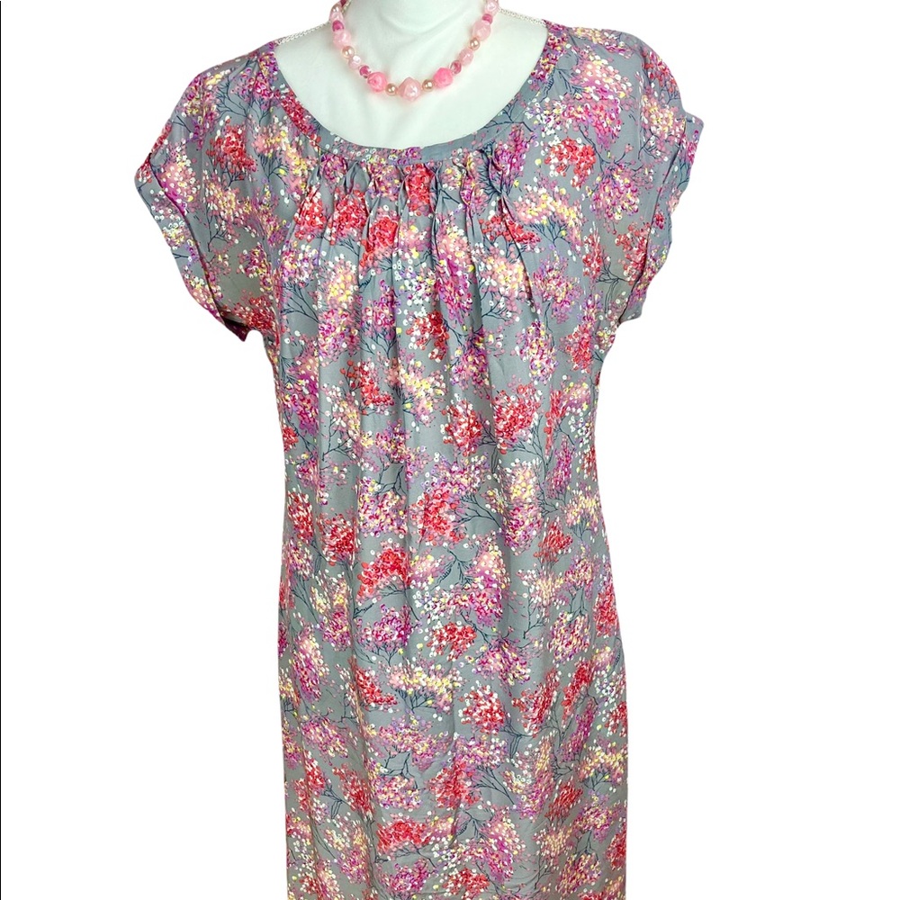 Boden Silk Blend Floral Dress